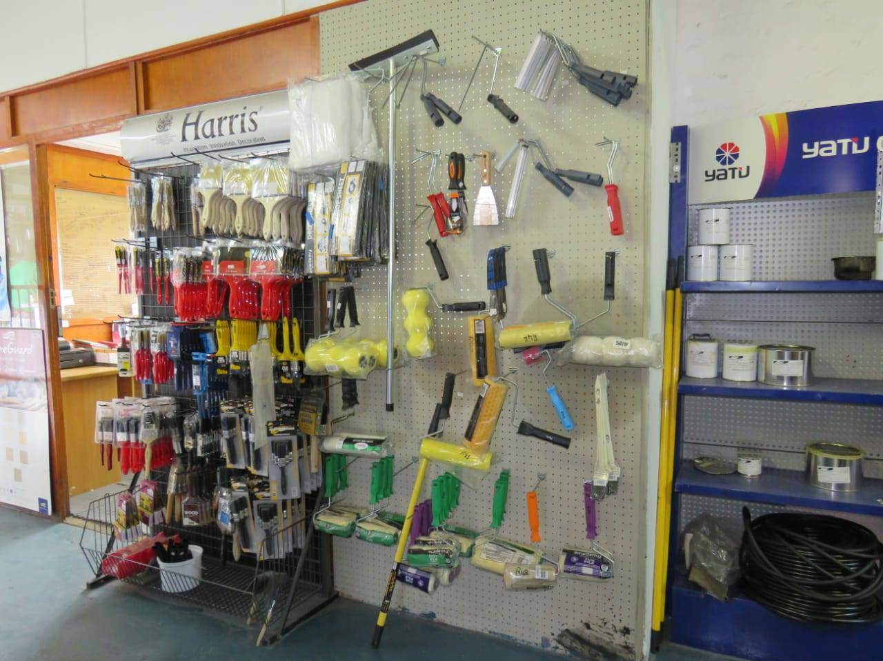 Harris brushes and painting tools
