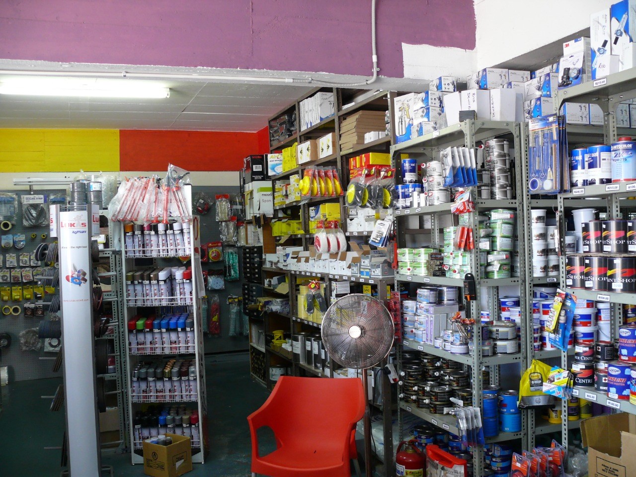 Colour Centre shop interior