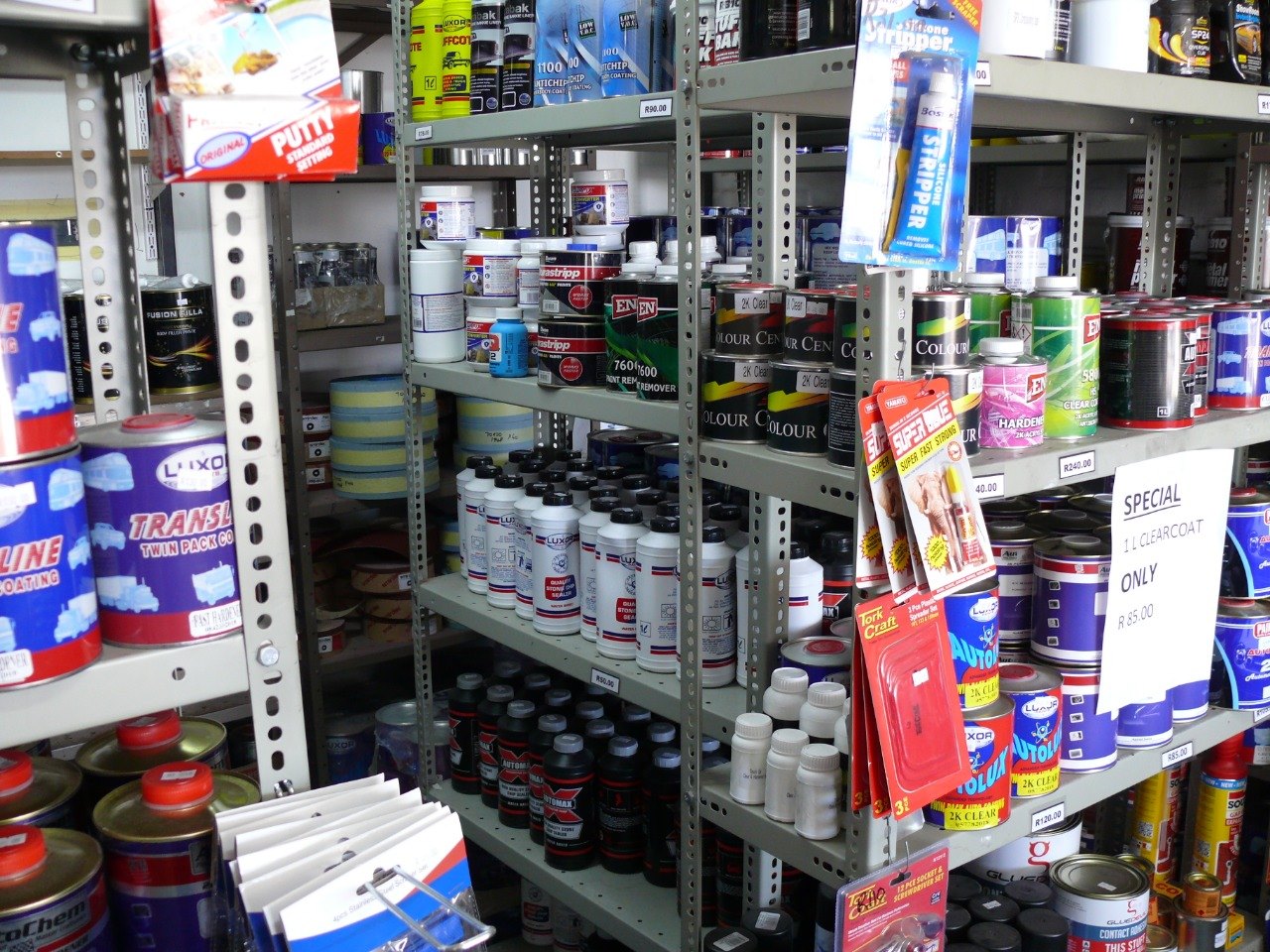 Industrial paint products